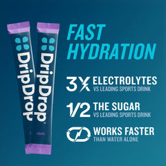 Close-up of Strawberry Lemonade flavor electrolyte packet