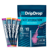 DripDrop Variety Pack hero image with Watermelon, Berry, Lemon, and Orange sticks