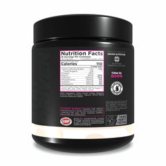 Driven Nutrition ISODRIVE nutrition facts panel highlighting lactose-free and high-protein features