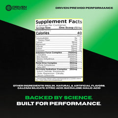 Driven Nutrition Pre WOD Blazin Cherry shot captures intense flavor and jitter-free focus for evening workouts.