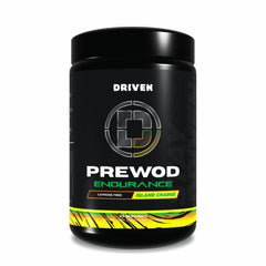 Driven PREWOD bottle pour shows stimulant-free energy for late workouts