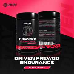 Driven PREWOD caffeine-free label highlights beta-alanine and citrulline for endurance support