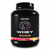 Driven Whey 5lb Caramel Latte canister for post-workout protein