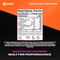 Driven WHEY post-workout shake demonstrates convenient recovery-supporting routine