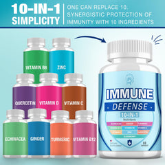 Premium immune support ingredients in a natural supplement