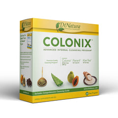 DrNatura Colonix Kit bottle with psyllium powder for gentle detox support