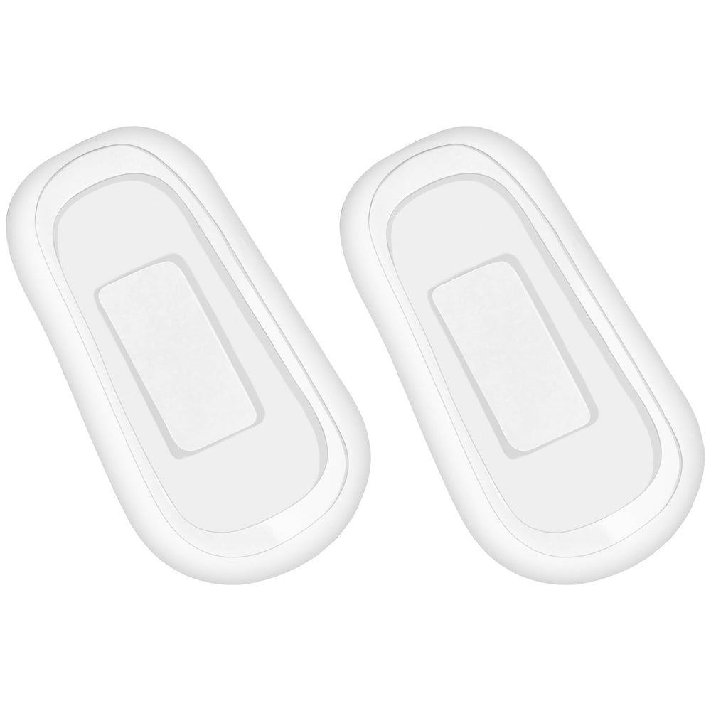 12 pairs of clear nose pad covers displayed