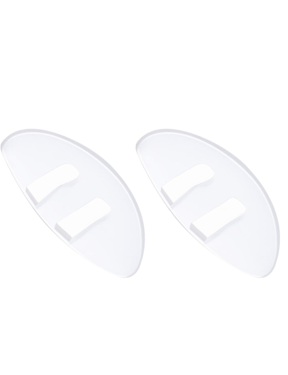 Anti-slip nose pad close-up showing plug-in design