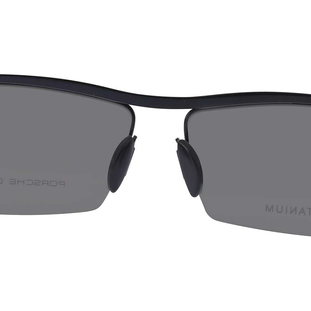 Drogo plug-in nose pads being installed on an eyeglass frame