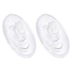 Close-up view of soft silicone nose pads showing anti-slip design