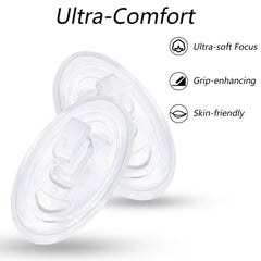 Clear DROGO nose pads compatible with Maui Jim and Oakley models