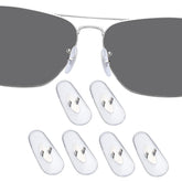 DROGO 3-pack clear silicone nose pads for Ray-Ban sunglasses RB3025/RB3026