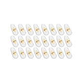 Front view of DROGO 12 silicone nose pads for Ray-Ban sunglasses