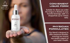 Gift-ready packaging and product card for Drop Rx Intimacy