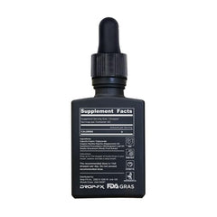 Made in USA label on Hustle Drops bottle