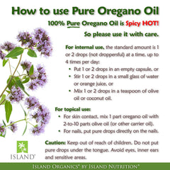 Dropper applying oregano oil drops
