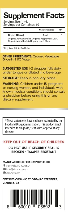 Lifestyle imagery emphasizing vitality and wellness with DropRx Boost