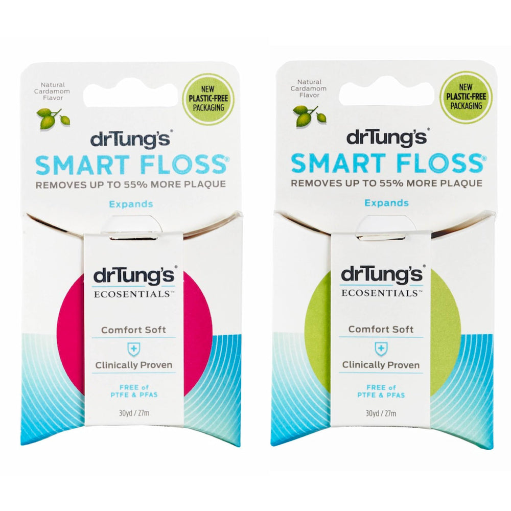 drTung's Smart Floss 30 yds Cardamom flavor packaging
