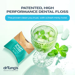 Pack of 12 drTung's Smart Floss Mint boxes