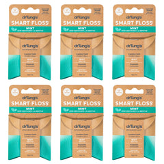 drTung's Smart Floss Mint packaging showing six-pack