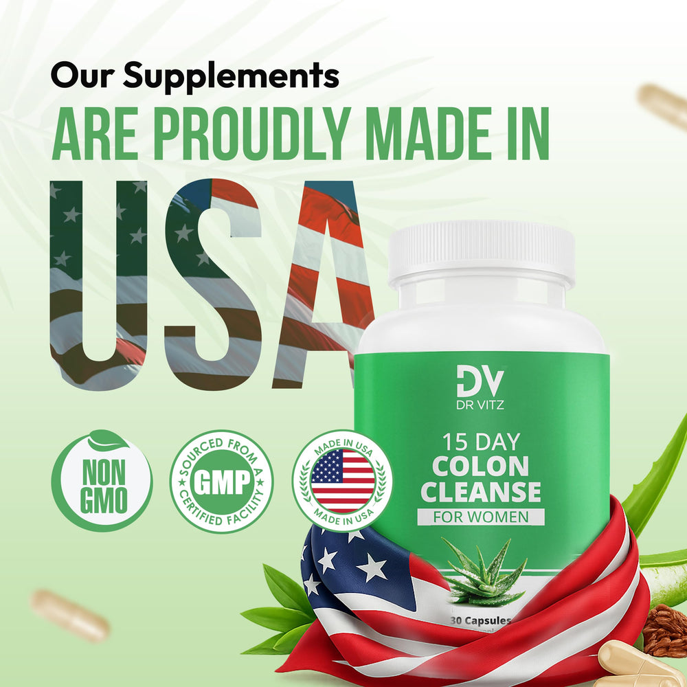 Dr Vitz herbal blend with probiotics and fiber for gut balance