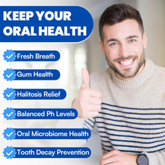Dry mouth relief concept with lozenges