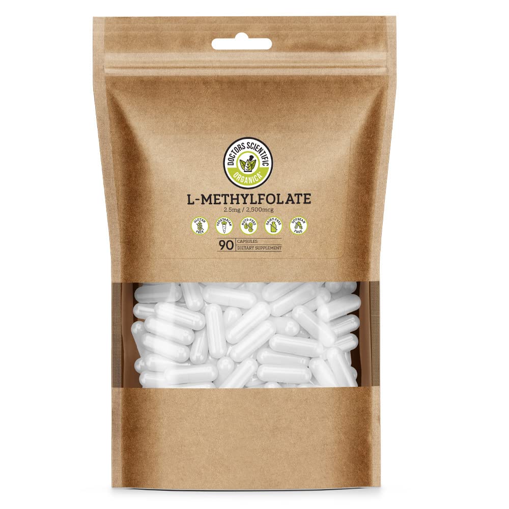 DSO L-Methylfolate 2.5 mg 90 vegan capsules – front view