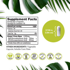 Ingredients and certifications on DSO packaging