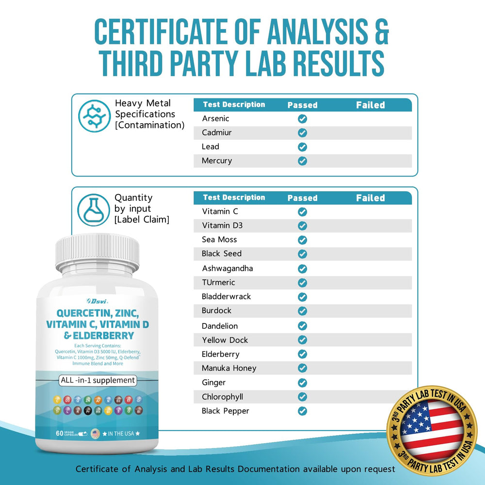 USA-made Immune Support supplement packaging and seal