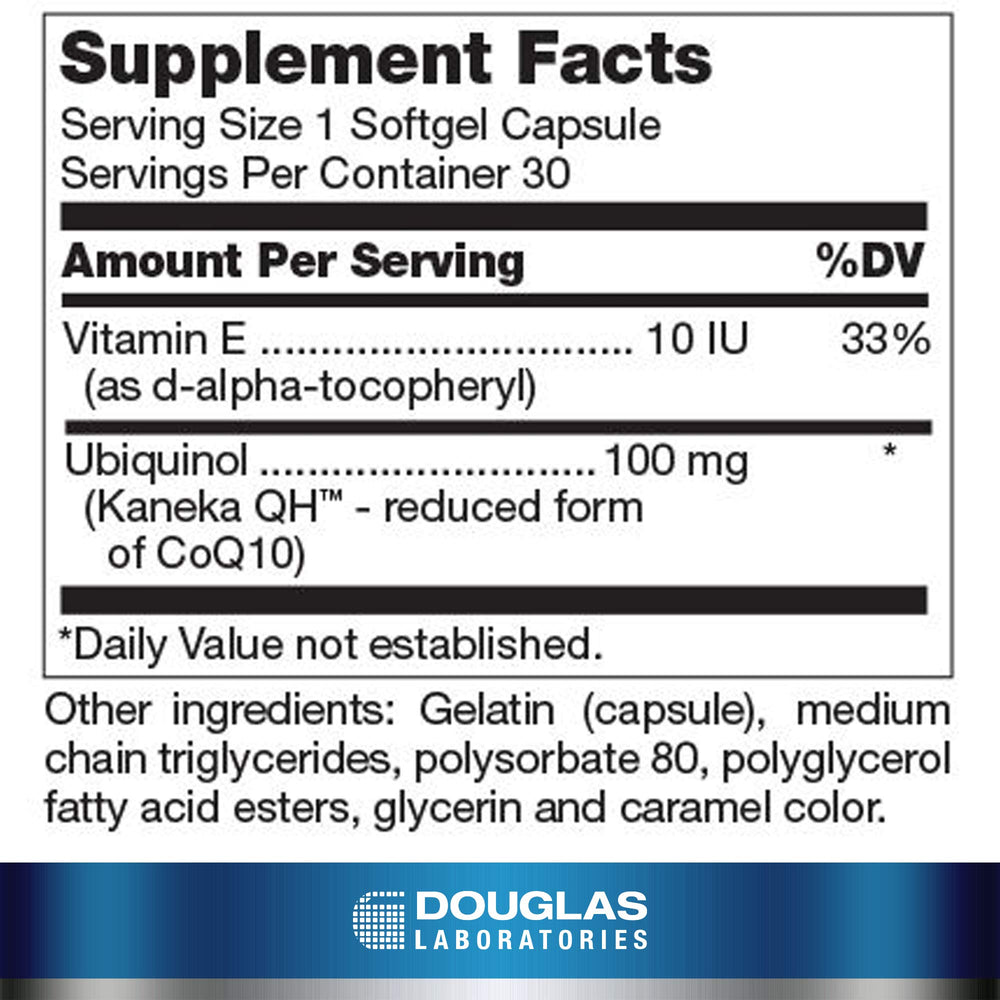 Ubiquinol-QH ingredients and formulation