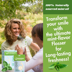 Dual-action flossers for healthier gums