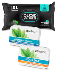 Dude Wipes Mint Chill packaging with Zenwise bundle