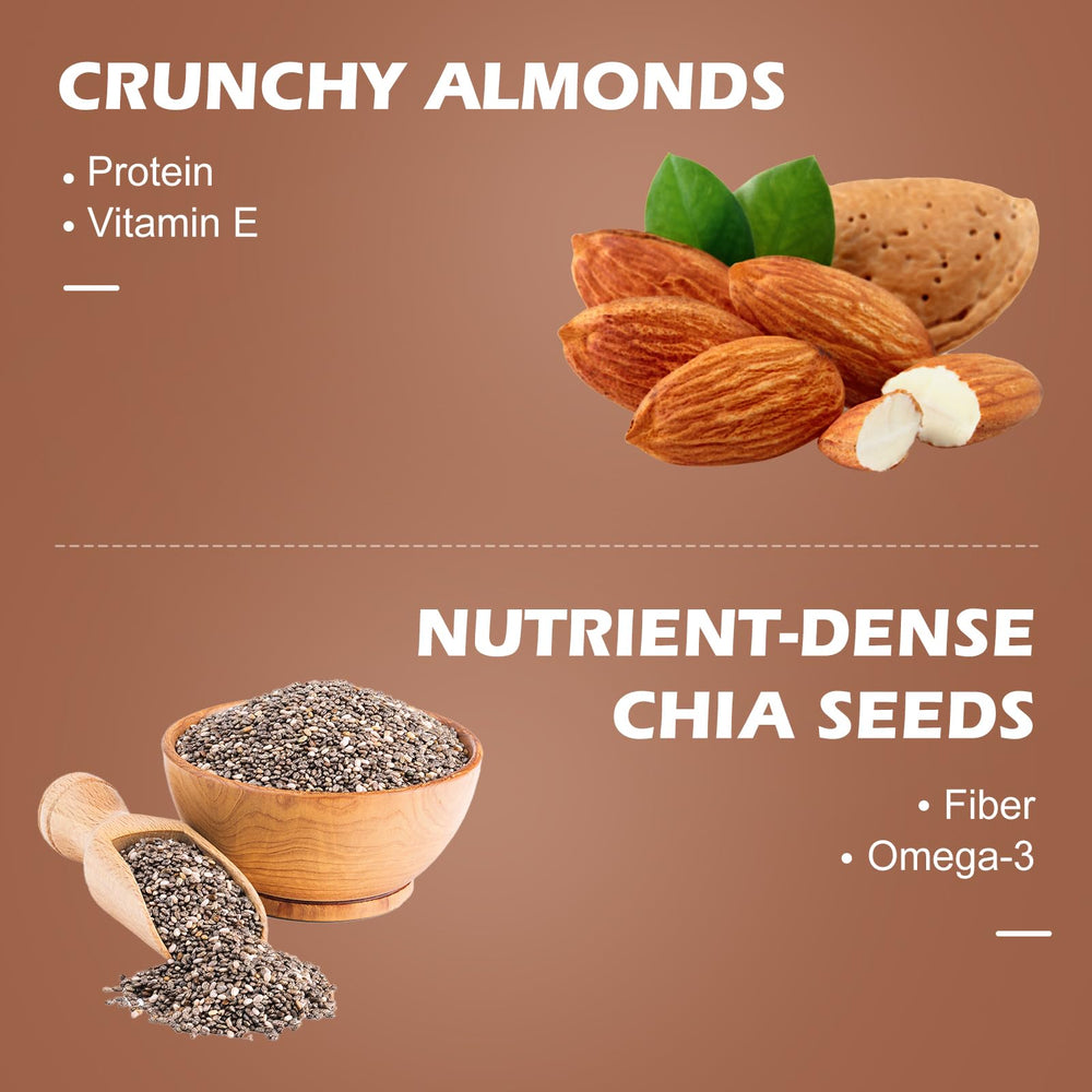 DUJOSOO Protein Wafer Bar with chia seeds and omega-3