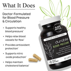 Two polyphenol-rich ingredients (olive leaf and grape seed) for circulatory wellness.