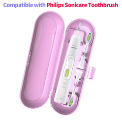 Durable and lightweight travel case suitable for Philips Sonicare handles under 19 cm