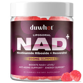 duwhot NAD supplement gummies packaging and bottle