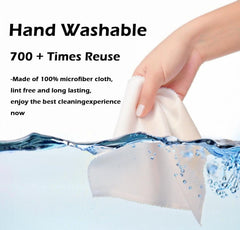 Microfiber cloth cleaning phone and screen safely