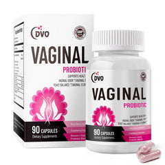 DVO Vaginal Probiotics bottle label
