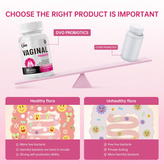 Healthy vaginal flora concept illustration