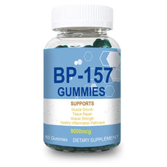 Dyale 157 Gummies bottle close-up highlighting gluten-free, non-GMO daily wellness support.
