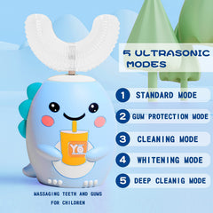Two food-grade silicone U-shaped brush heads