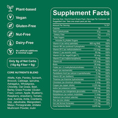 Eight-pack daily greens gummies packaging