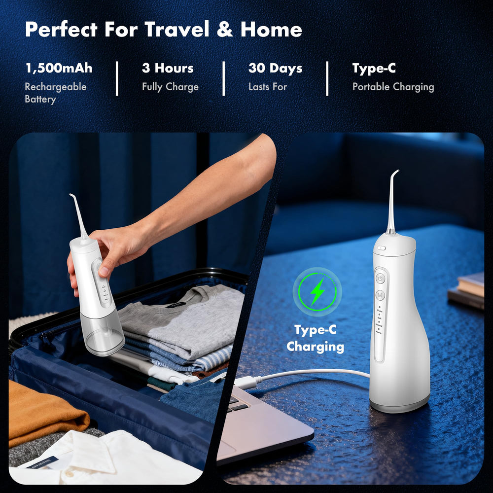 Rechargeable battery with long life (up to 30 days per charge)