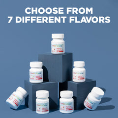 Dynamic Dental Candi Caine flavors collection showing seven flavors including Cherry and others