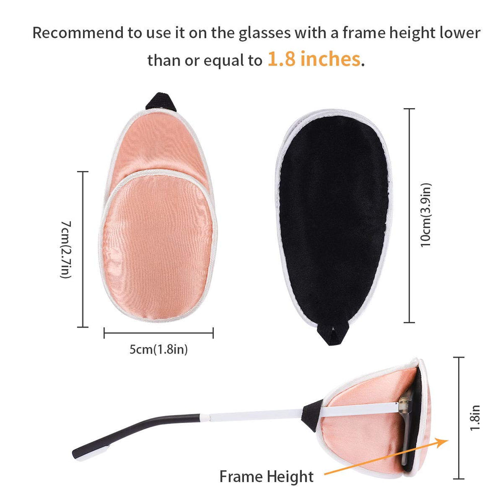 Soft mulberry silk eye patch highlighting comfort for long-term use