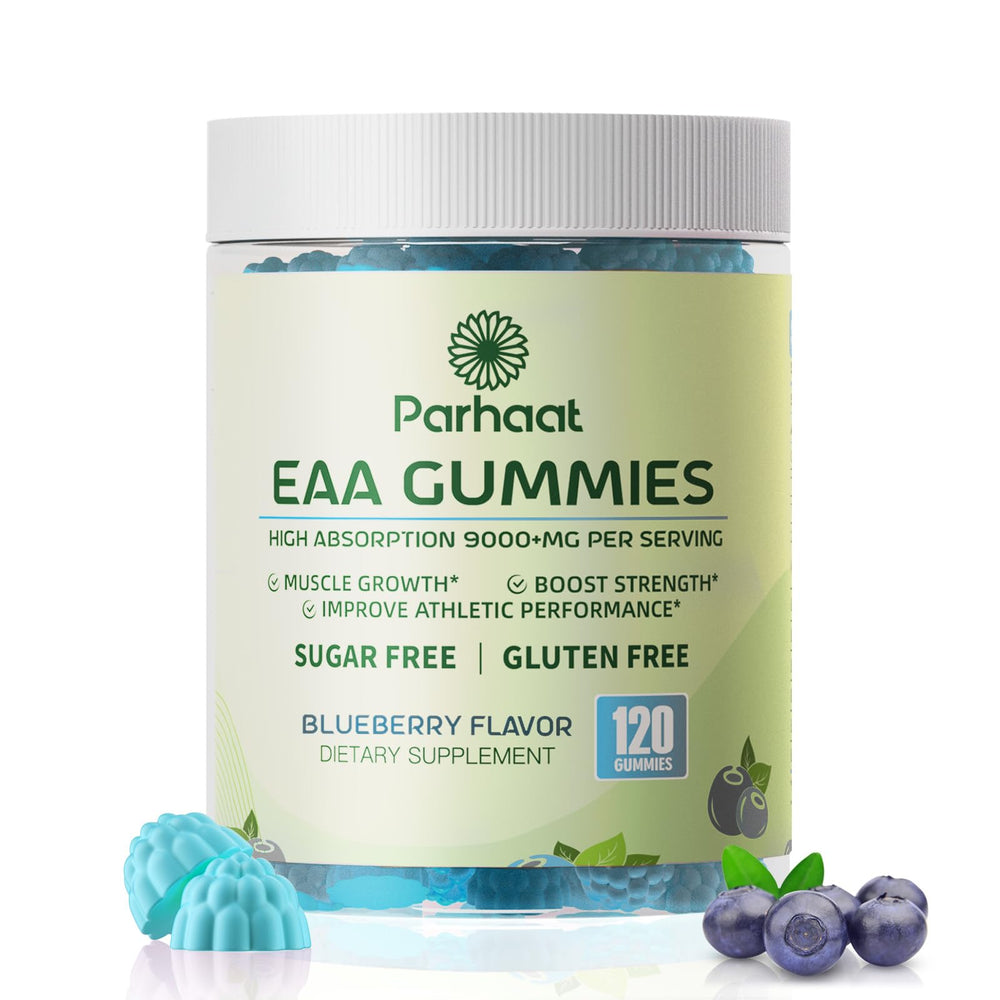 Blueberry flavored EAA Gummies bottle