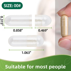 Kosher and Halal certified vegan capsules label