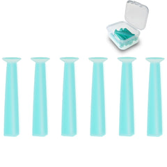 Six-pack eagosion hard contact lens remover tools in storage case