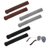 Three pairs of soft knitting cotton eyeglasses ear grippers