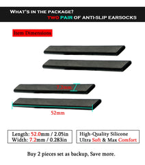 Oakley Jawbone earsocks installed on frame with skin-friendly rubber